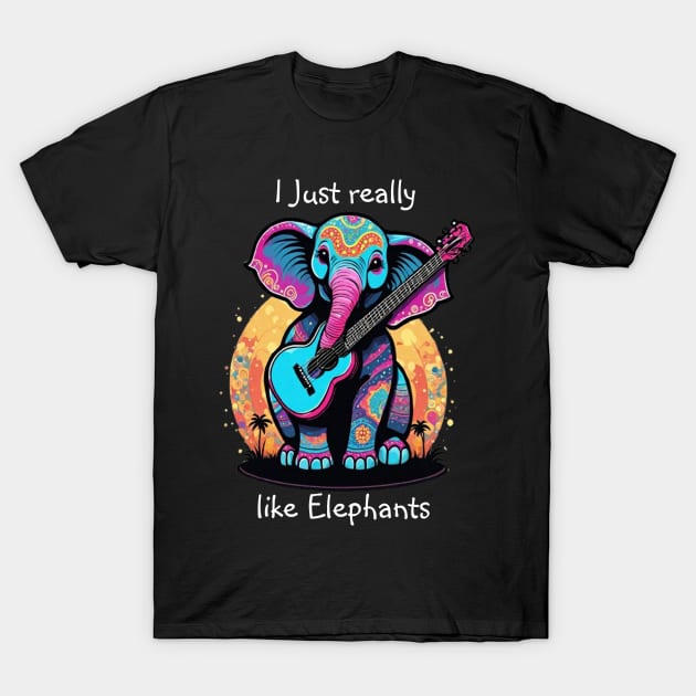 Harmonious Jumbo Jam I just really like elephant T-Shirt by coollooks